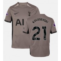 Fotbalové Dres Tottenham Hotspur Dejan Kulusevski #21 Alternativní 2023-24 Krátký Rukáv